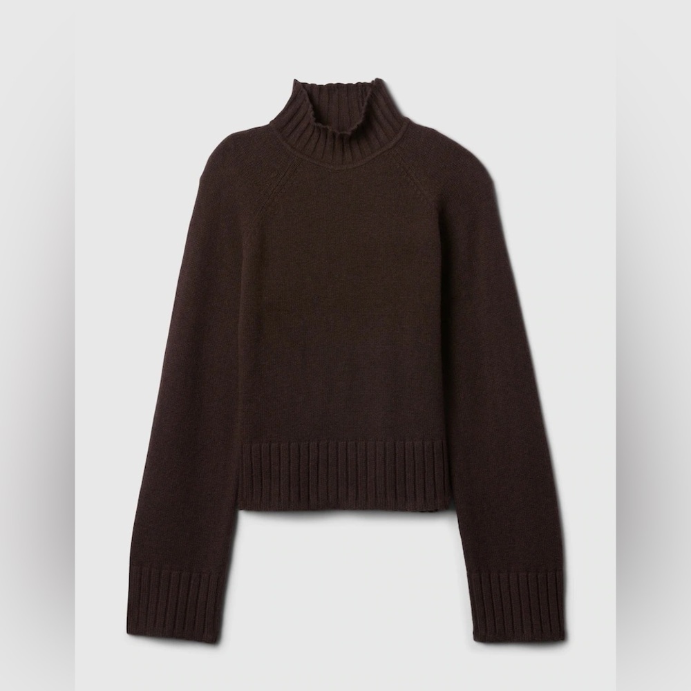 Gap cashsoft Mockneck sweater size large